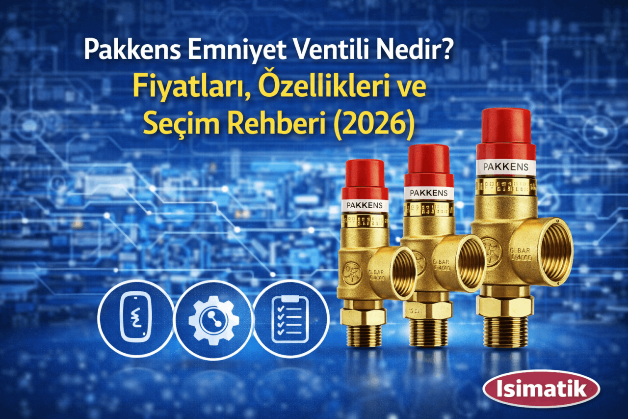 Pakkens Emniyet Ventili Nedir? Fiyatları, Özellikleri ve Seçim Rehberi (2026)