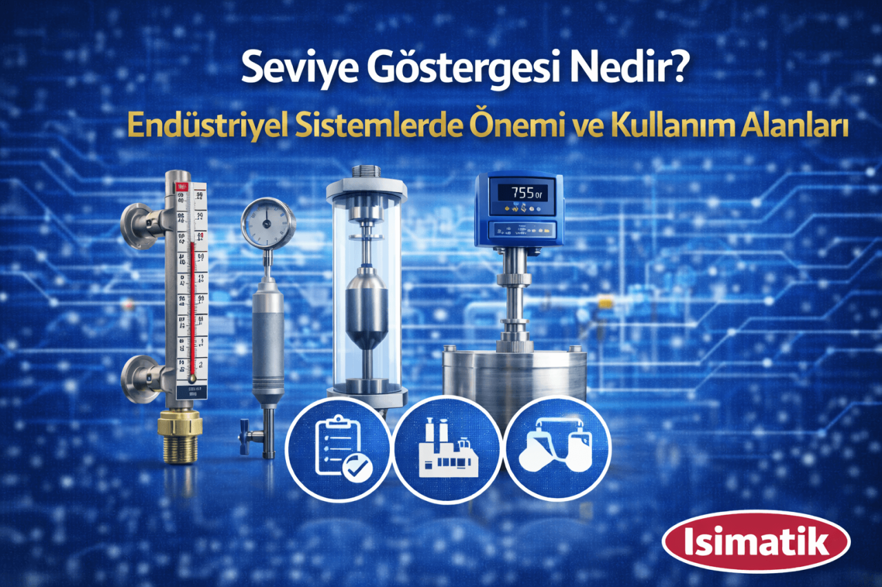 Seviye Göstergesi Nedir? Endüstriyel Sistemlerde Önemi ve Kullanım Alanları
