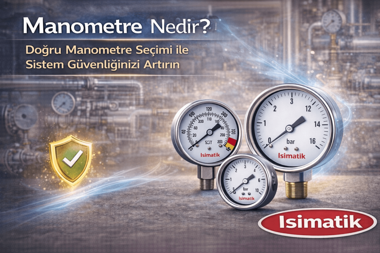 Manometre Nedir? Doğru Manometre Seçimi ile Sistem Güvenliğinizi Artırın