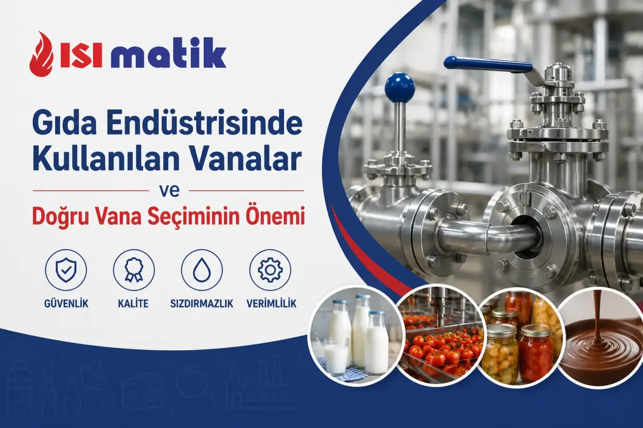Gıda Endüstrisinde Kullanılan Vanalar ve Doğru Vana Seçiminin Önemi
