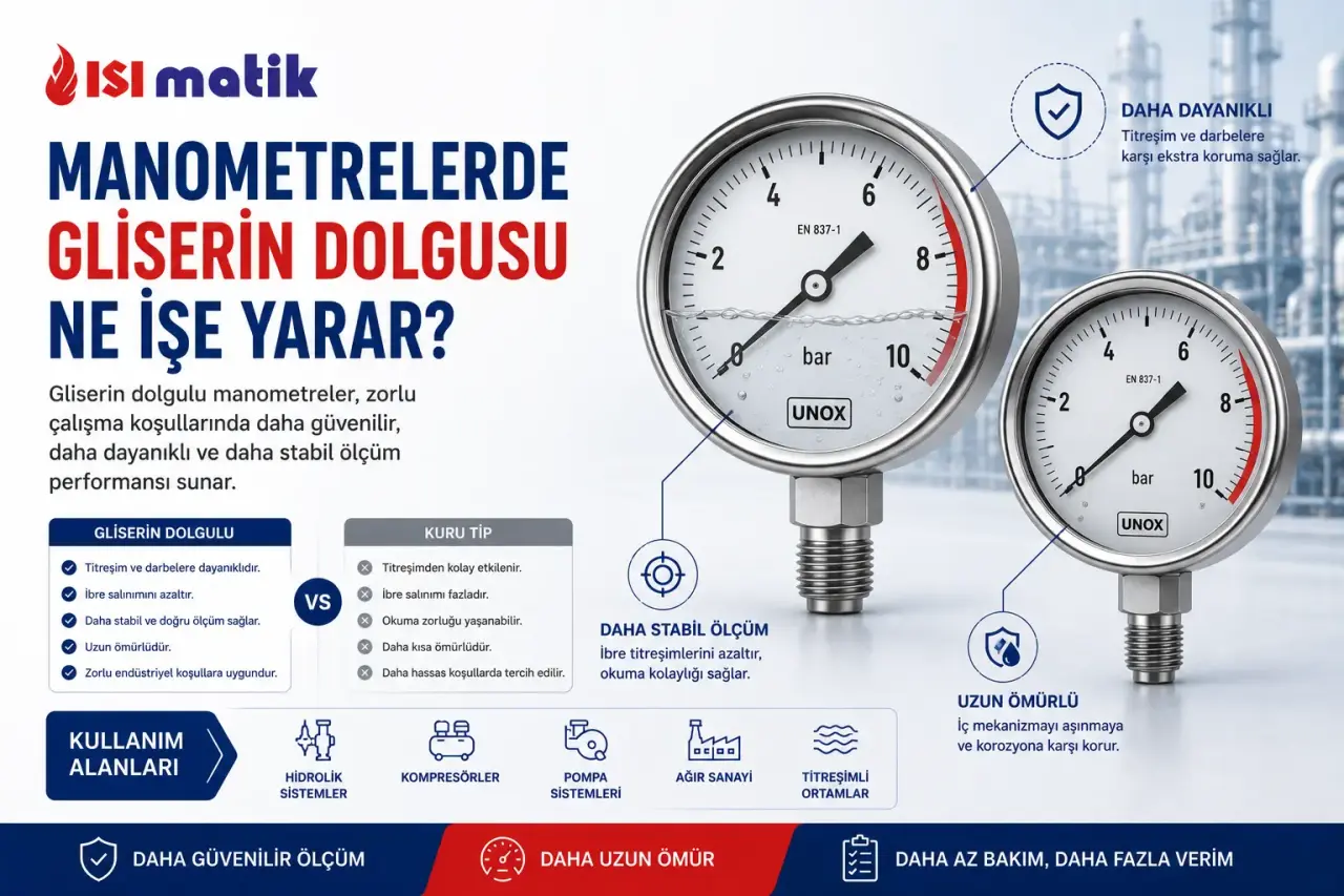 Manometrelerde Gliserin Dolgusu Ne İşe Yarar?