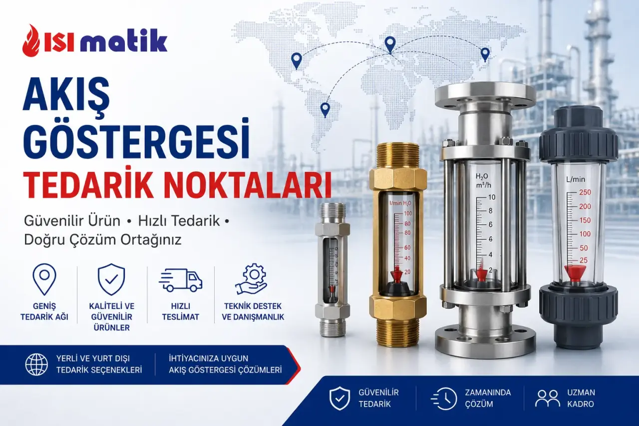 Akış Göstergesi Tedarik Noktaları