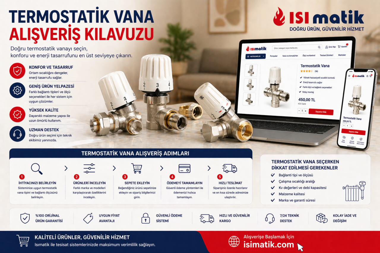 Termostatik Vana Alışveriş Kılavuzu
