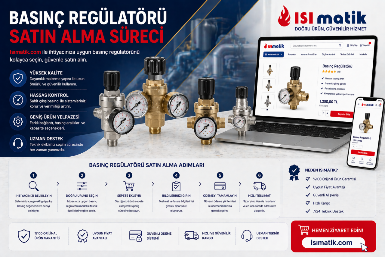 Basınç Regülatörü Satın Alma Süreci