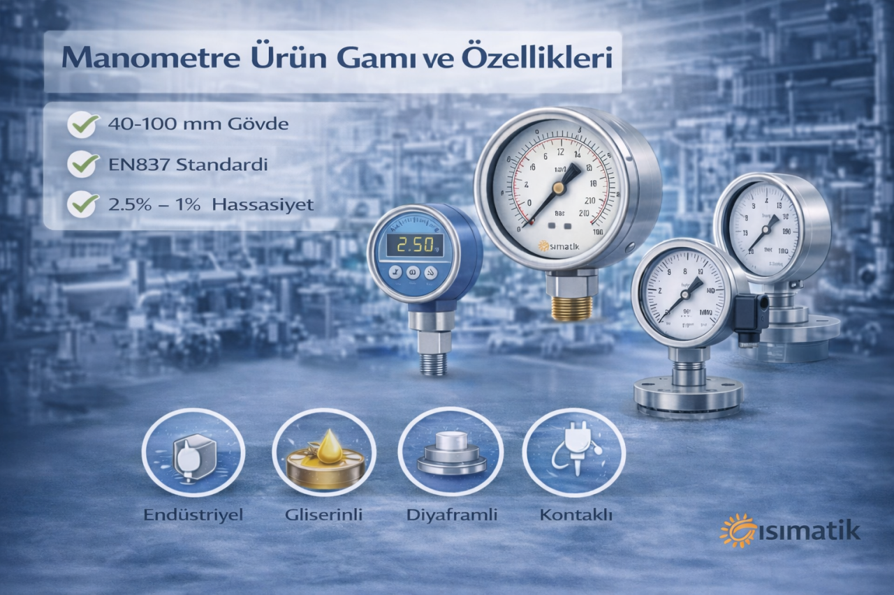 Manometre Ürün Gamı ve Özellikleri
