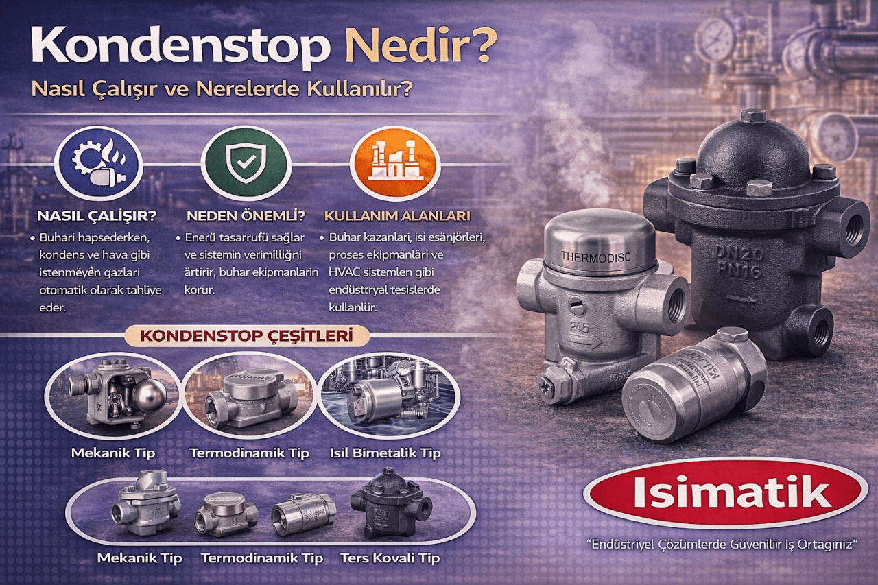 Kondenstop Nedir? Nasıl Çalışır ve Nerelerde Kullanılır?