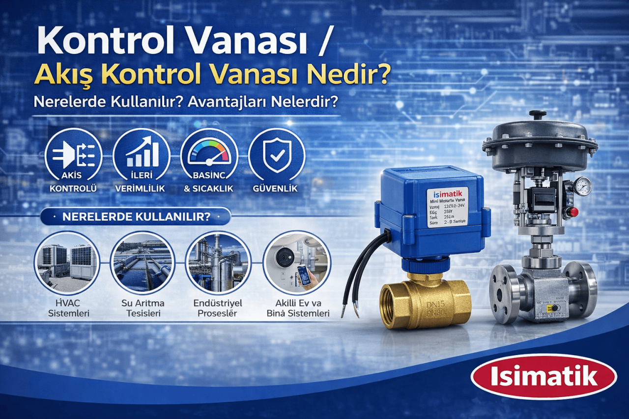 Kontrol Vanası / Akış Kontrol Vanası Nedir? | İsimatik