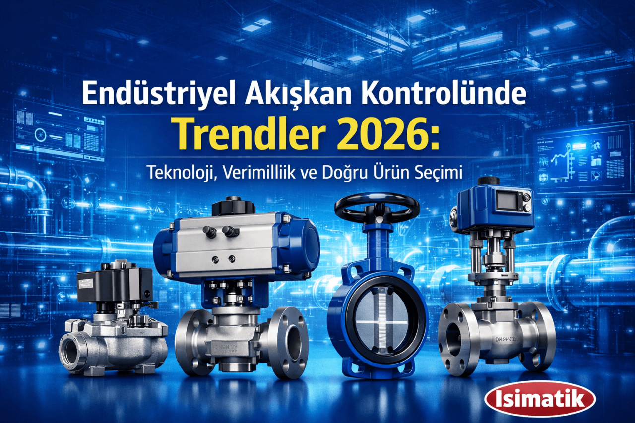 Endüstriyel Akışkan Kontrolünde Trendler 2026: Teknoloji, Verimlilik ve Doğru Ürün Seçimi