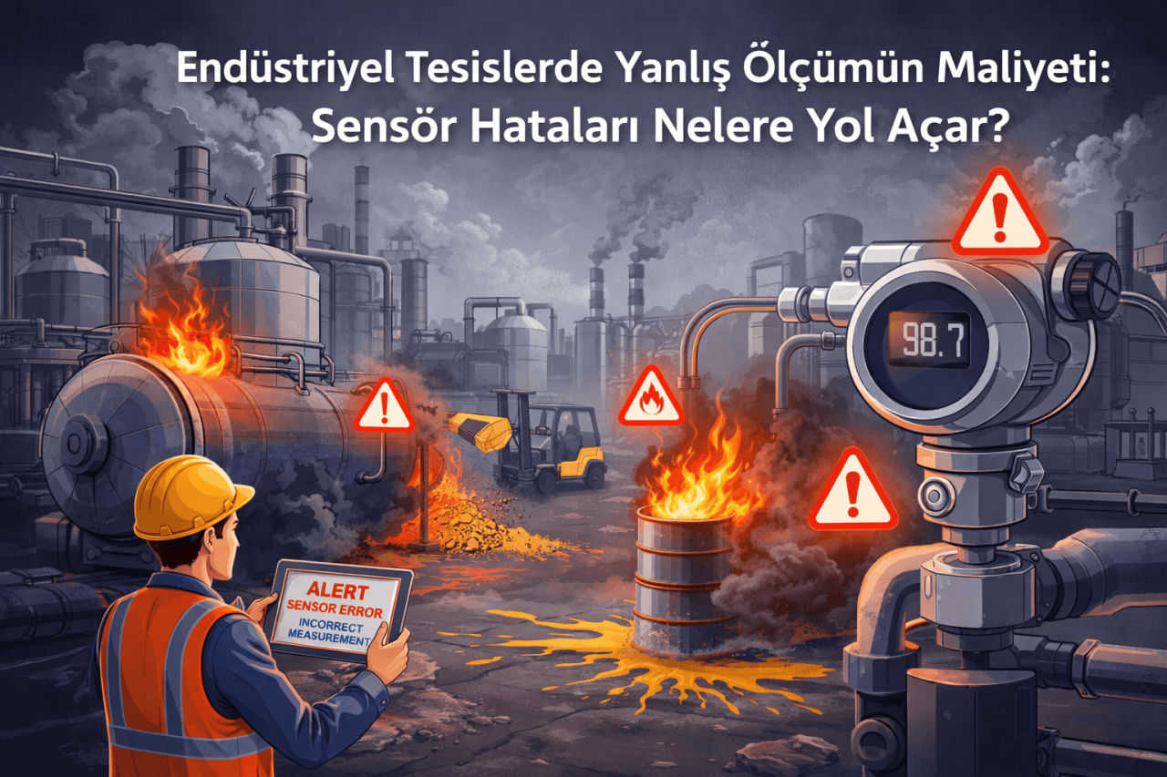 Endüstriyel Tesislerde Yanlış Ölçümün Maliyeti: Sensör Hataları Nelere Yol Açar?