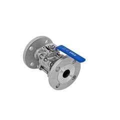 Unox Three-Piece Top-Flanged Stainless Flanged Ball Valve