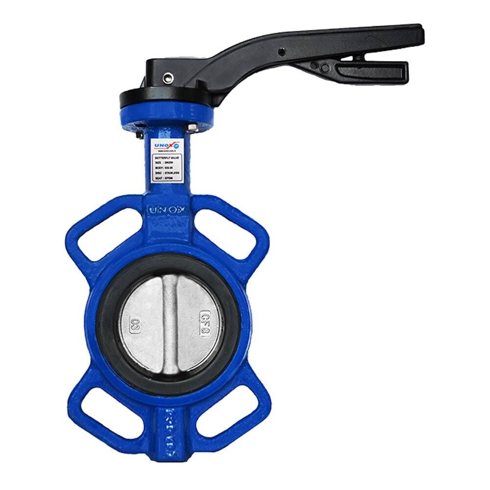 Unox Stainless Steel Wafer Type Butterfly Valve with EPDM Seal