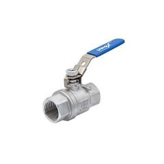 Unox Two-Piece Threaded Stainless Steel Ball Valve