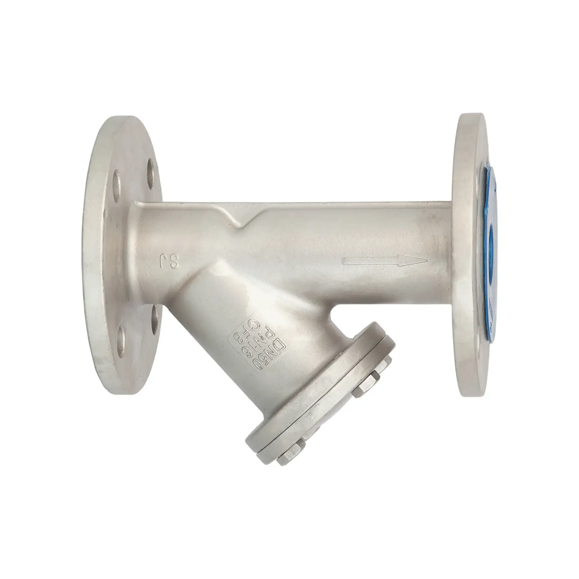 Paslanmaz Y-Tipi Pislik Tutucu Flanşlı