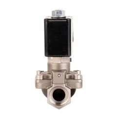 Unox Stainless Steel Steam Normally Closed Solenoid Valve (0.5–6 BAR) 1'' - 12V DC