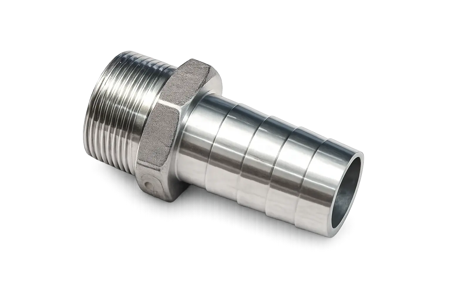Threaded Wrench-Faced Hose End