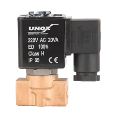 Unox Buhar Normalde Açık Solenoid Valf (0,5-6 BAR)