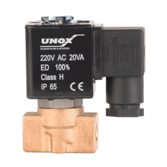 Unox Buhar Normalde Kapalı Solenoid Valf (0,5-6 BAR)