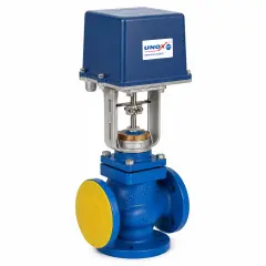 Unox 3-Way Motorized On-Off Control Valve (Floating Control)