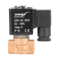 Unox Genel Maksat Normalde Açık Solenoid Valfler (0,5-16 BAR)