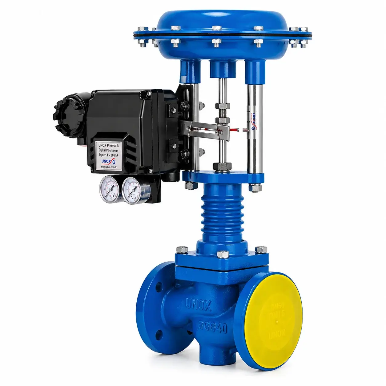 Unox 2-Way Pneumatic Proportional Hot Oil Valve