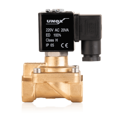 Unox Genel Maksat Yüksek Basınç Normalde Kapalı Solenoid Valfler 0,5-40 Bar