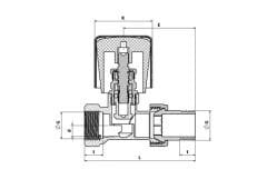 Klepsan Düz Radyatör Vanası TS 579