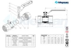 Klepsan Doğalgaz Vanası Mop 5 TS EN 331