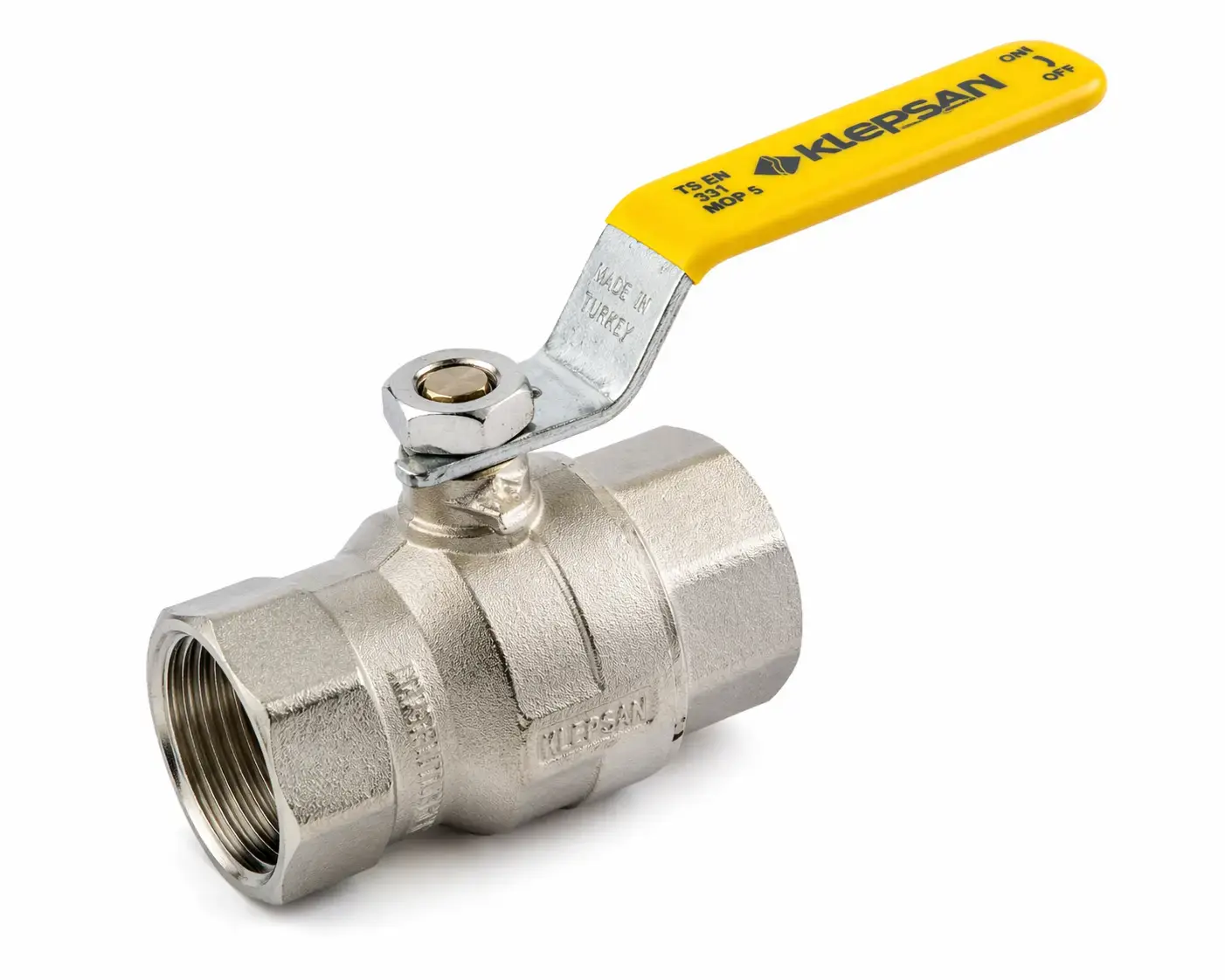 Klepsan Doğalgaz Vanası Mop 5 TS EN 331 (Kilitli)