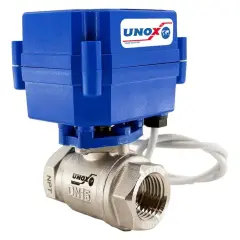 Unox Stainless Steel Mini Motorized Ball Valve