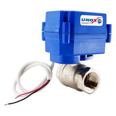 Unox Paslanmaz Mini Motorlu Küresel Vana