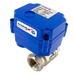 Unox Paslanmaz Mini Motorlu Küresel Vana