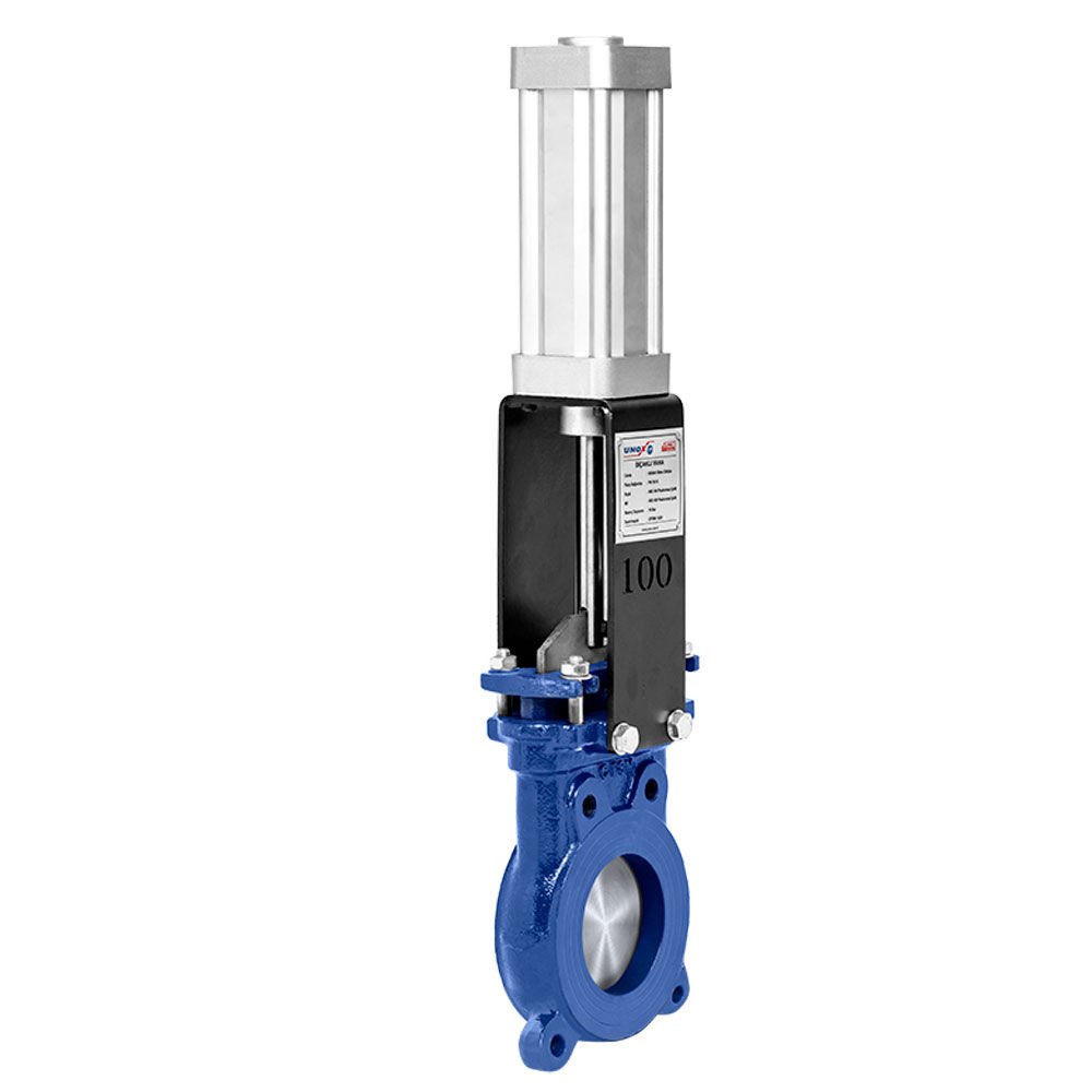 Unox Pneumatic Piston Knife Gate Valve