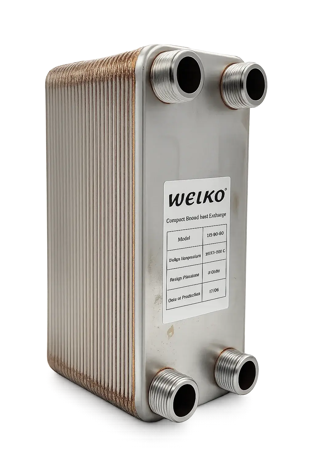 Welko EL 50 C Kaynak Plakalı Eşanjör