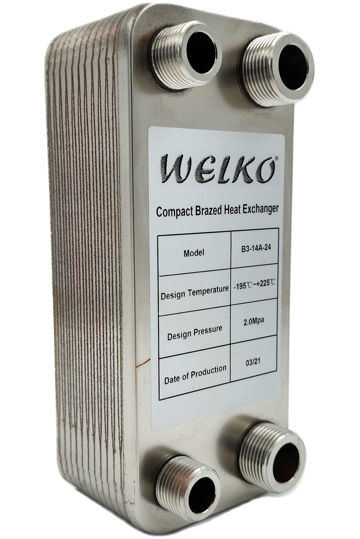 Welko EL 30 C Kaynak Plakalı Eşanjör