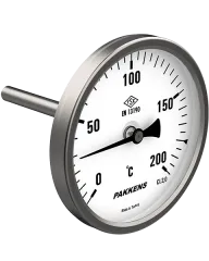 Pakkens Ø100 10CM ARKADAN ÇIKIŞLI TERMOMETRE