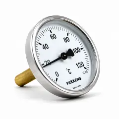 PAKKENS Ø63 5CM ARKADAN ÇIKIŞLI TERMOMETRE