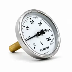 PAKKENS Ø63 5CM ARKADAN ÇIKIŞLI TERMOMETRE