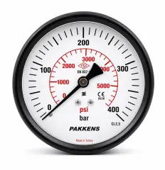 Pakkens Eksenden Kaçık Pano Tip CL1 Manometre Q100 400BAR