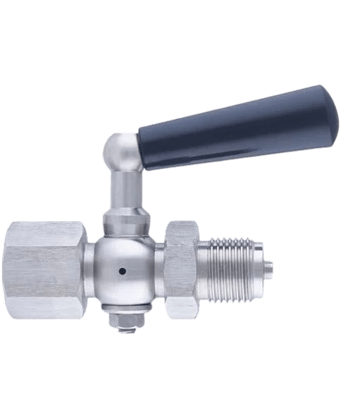 PAKKENS 1/2'' 3 YOLLU MANOMETRE MUSLUĞU PRİNÇ GÖVDELİ PN64