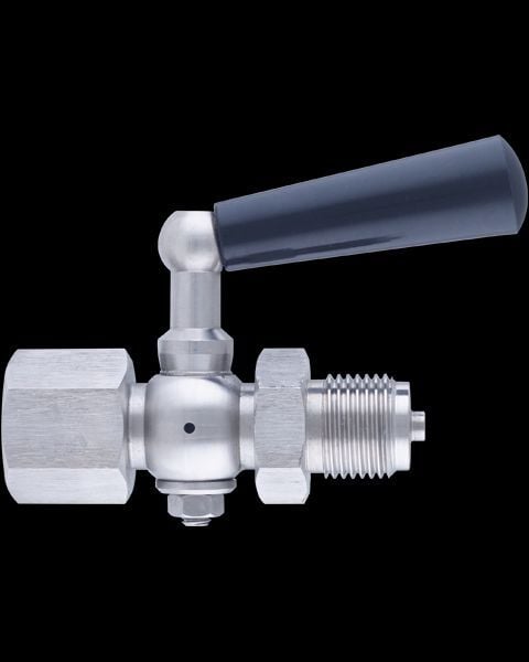 PAKKENS 1/2'' 3 YOLLU MANOMETRE MUSLUĞU PRİNÇ GÖVDELİ PN64