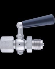 PAKKENS 1/2'' 3 YOLLU MANOMETRE MUSLUĞU PRİNÇ GÖVDELİ PN64