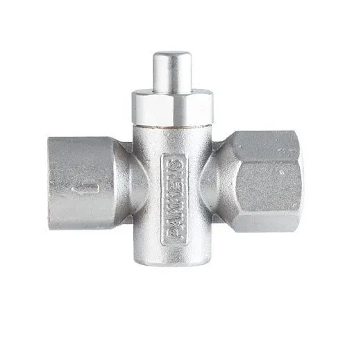 PAKKENS 1/2'' 3 YOLU BASMALI MANOMETRE MUSLUĞU (DOĞALGAZ UYUMLU) PN6