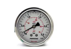 Pakkens Panel Mount Glycerin-Filled CL2.5 Manometer Q100 40 BAR