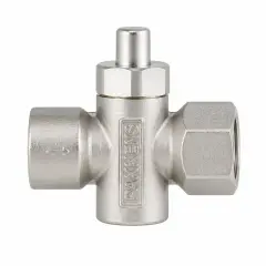 PAKKENS 1/2'' 3 YOLU BASMALI MANOMETRE MUSLUĞU (DOĞALGAZ UYUMLU) PN6