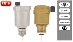 PAKKENS 1/2'' ALTTAN ÇIKIŞLI OTOMATİK HAVA TAHLİYE CİHAZI (PURJÖR)