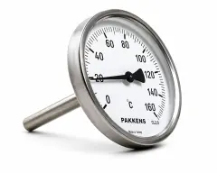 Pakkens 15CM Arkadan Bağlantılı Komple Paslanmaz CL1 Termometre Q100 160C