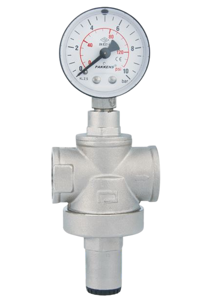 PAKKENS PRESSURE REDUCING REGULATOR (WITH MANOMETER)