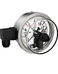 Pakkens Panel Mount Liquid-Filled Single Contact CL1 Normally Closed Pressure Gauge Q100 400 BAR