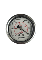 Pakkens Arkadan Bağlantılı Gliserinli CL2,5 Vakummetre Q100