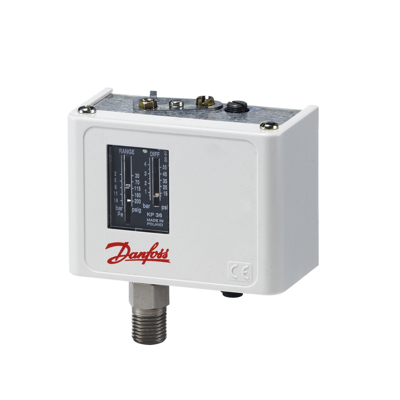 Danfoss KP35 0.2-7.5 Bar Basınç Şalteri | Prosestat | Isımatik